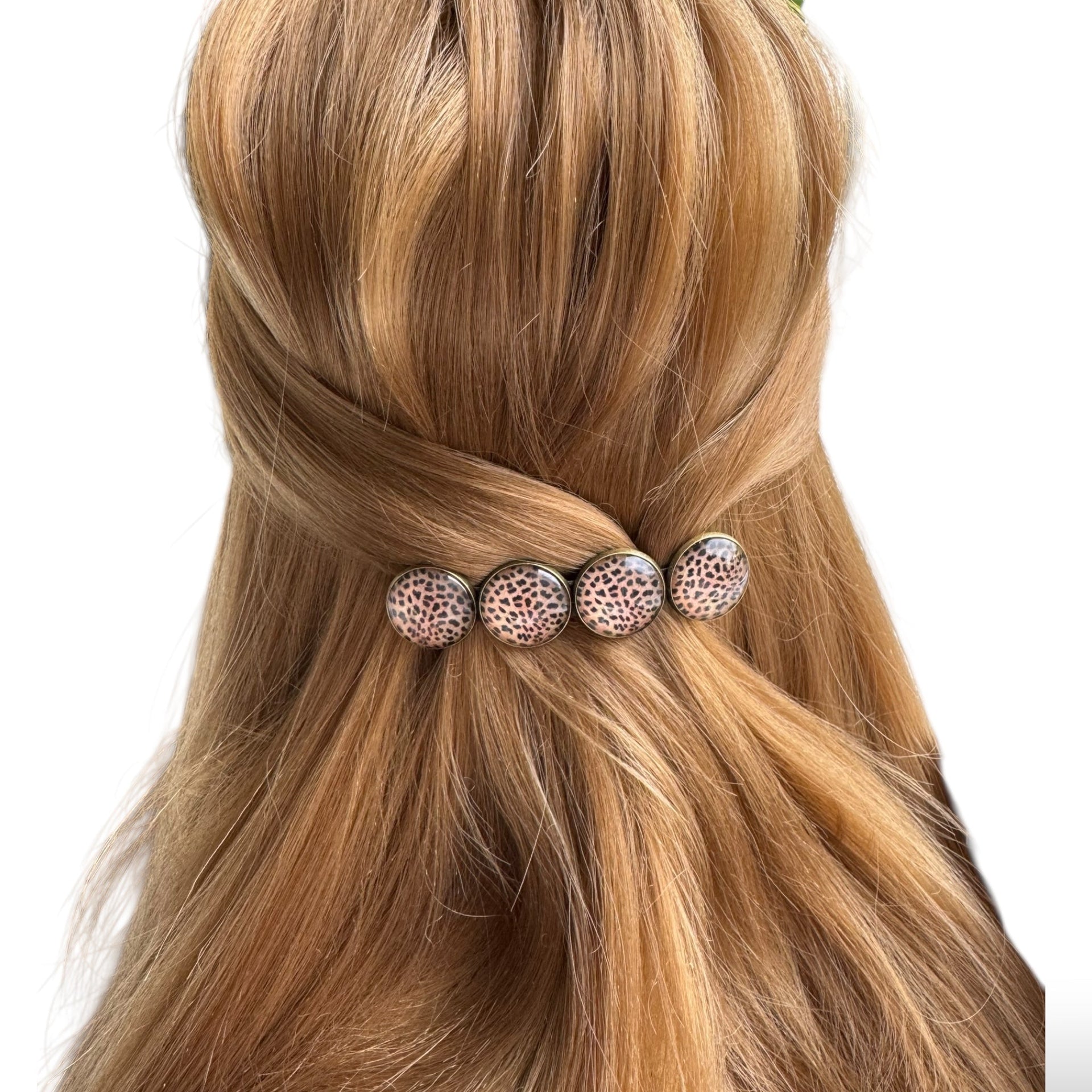 Haarspeld color hairclip xl – softprint - haarspelden