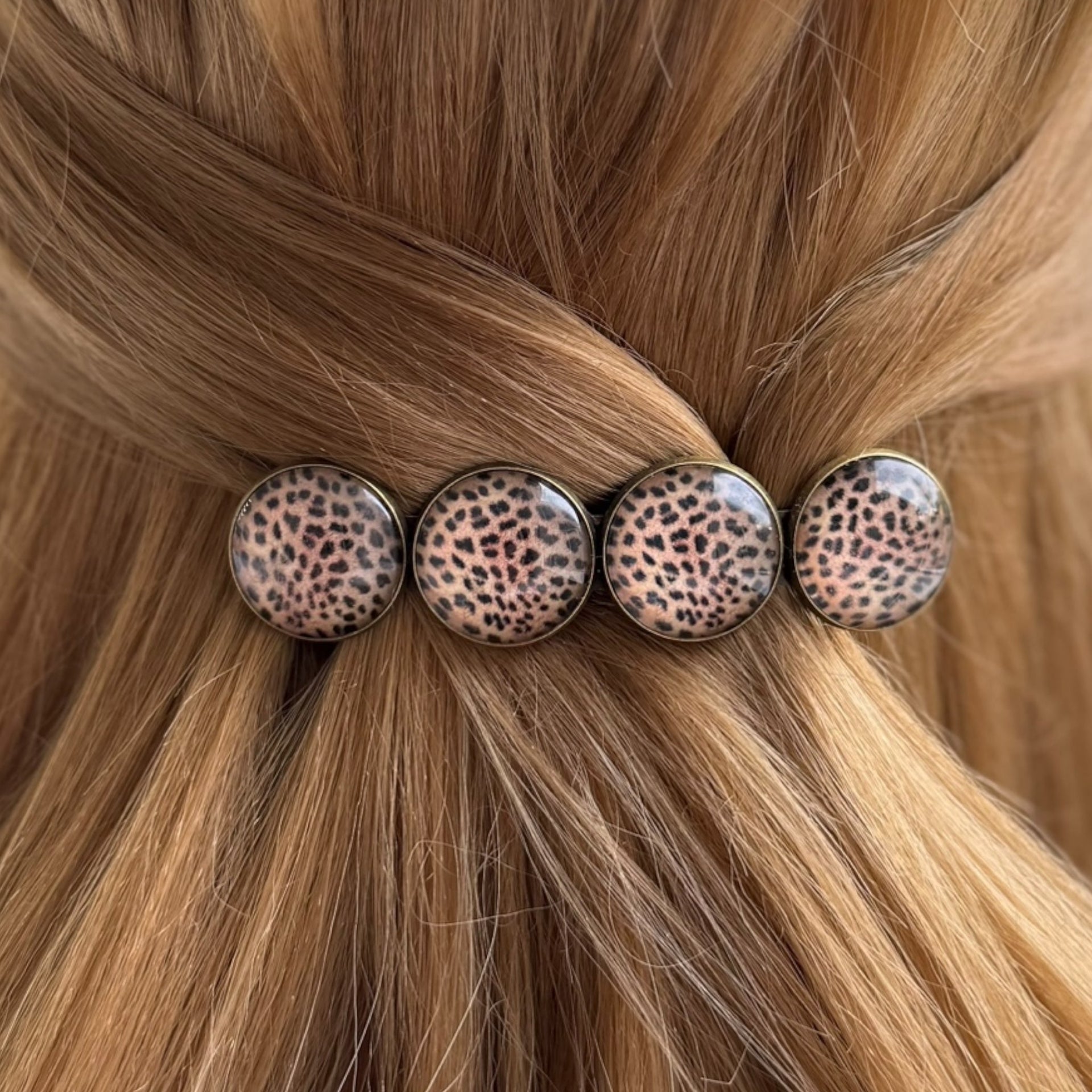 Haarspeld color hairclip xl – softprint - haarspelden