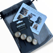 Haarspeld color hairclip xl – softprint - haarspelden