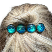 Haarspeld color hairclip xl – zeegroen blauw - haarspelden