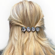 Haarspeld color hairclip xl – zwart | wit | grijs - haarklemmen en -clips