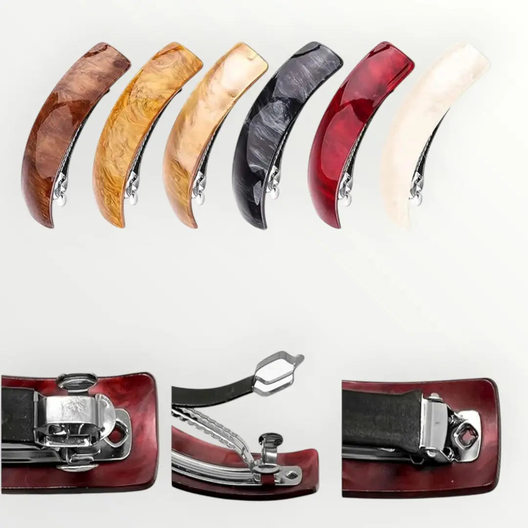 Haarspeld bordeaux rood – elegant & tijdloos