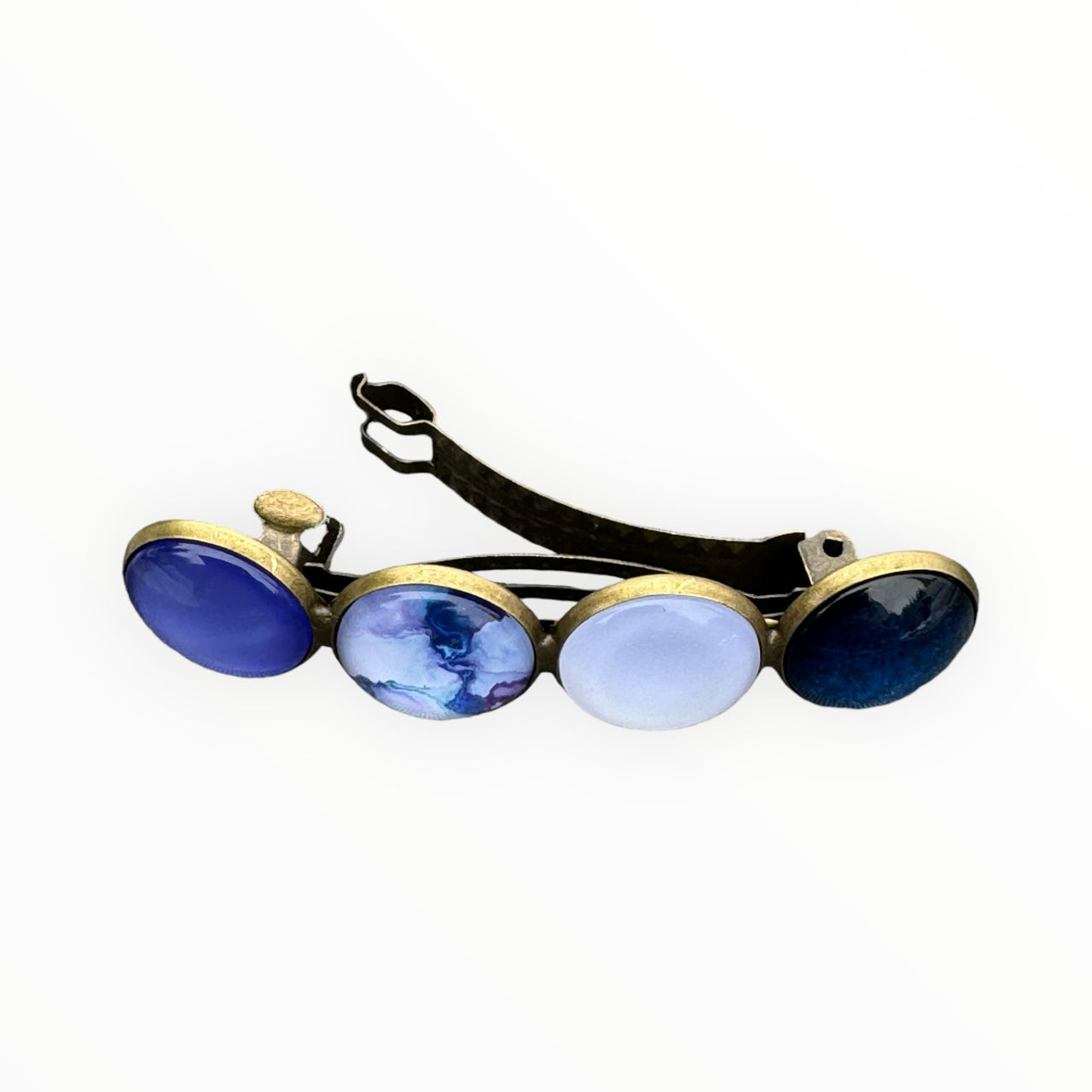 Color Hairclip Original haarspeld lila wit blauw
