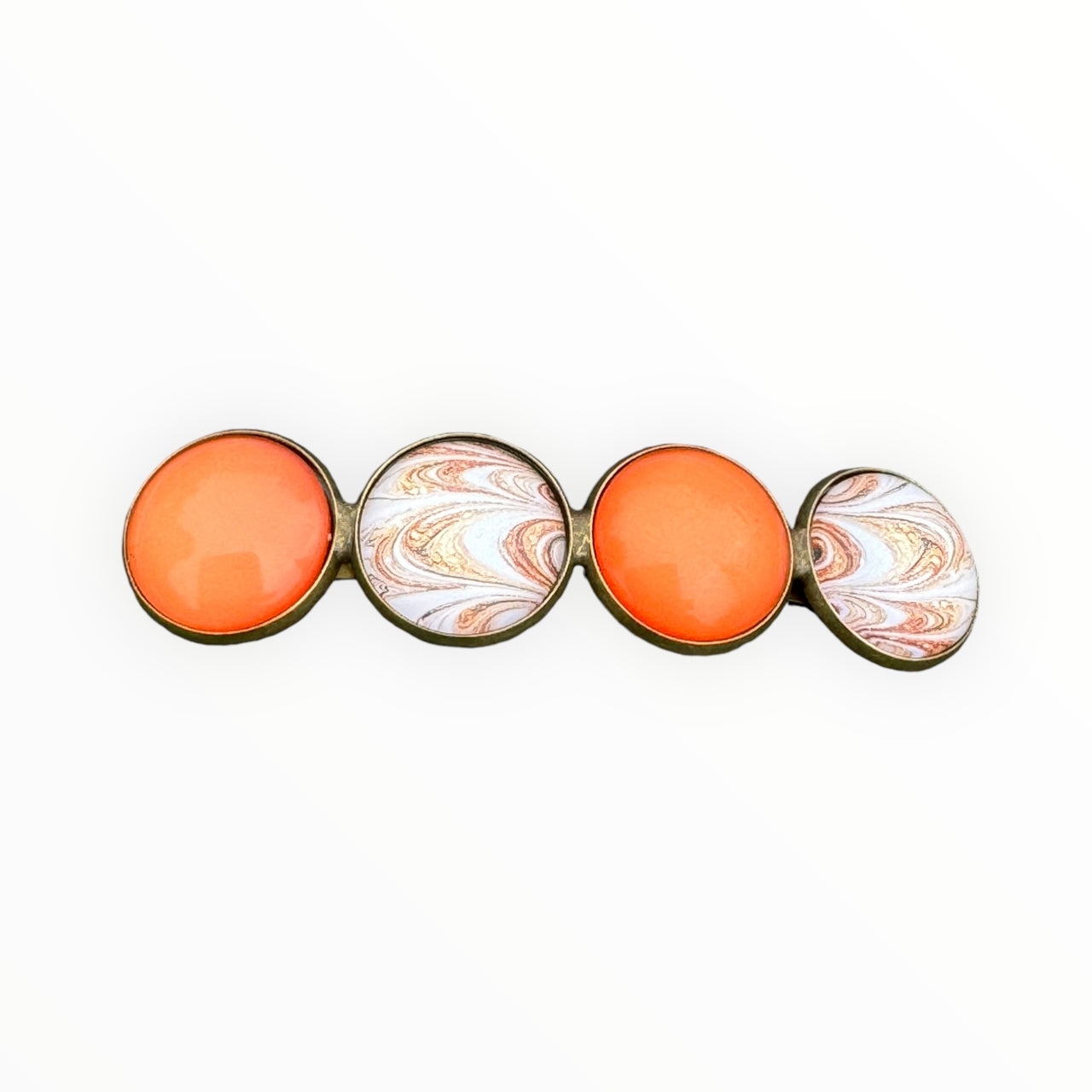 Color Hairclip Original haarspeld peach gold