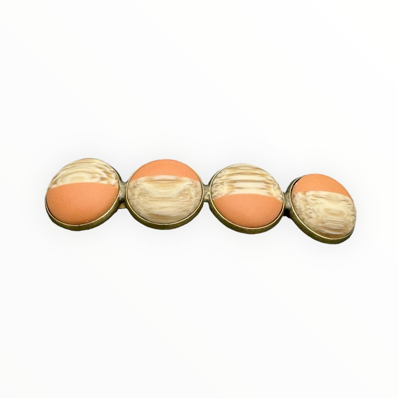 Color Hairclip Original haarspeld wood peach
