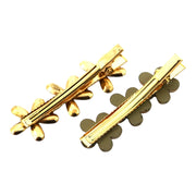 Haarspelden set 2 stuks flowers roze - hairclip