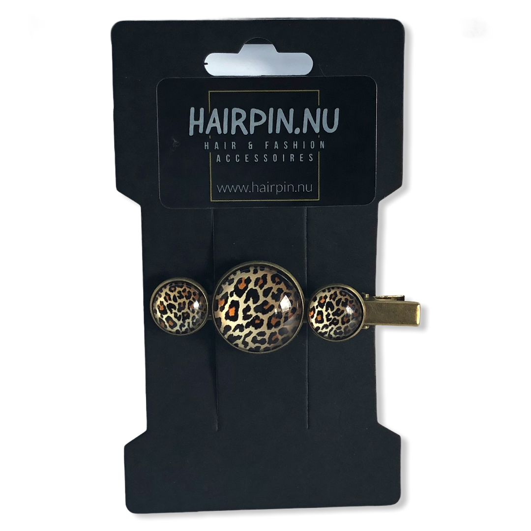 Hairclip cabochon print