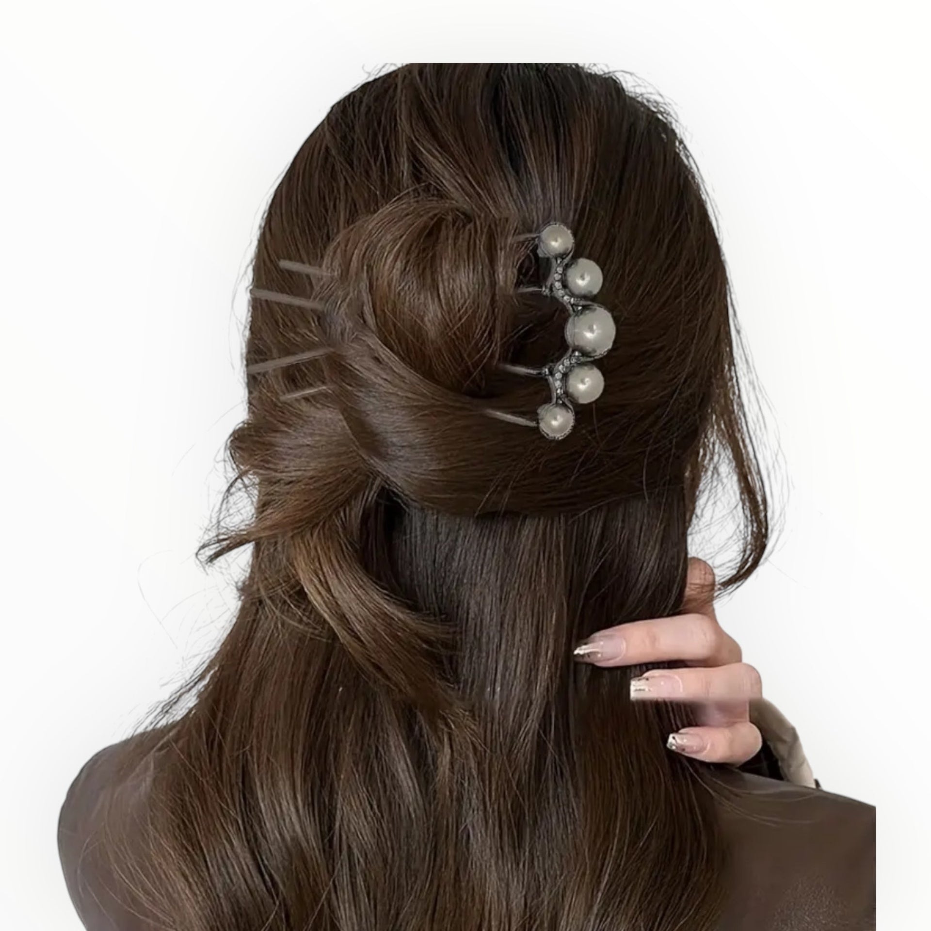 Hairfork - hairaccessories - hairpin met parels