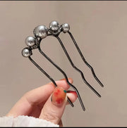 Hairfork - hairaccessories - hairpin met parels
