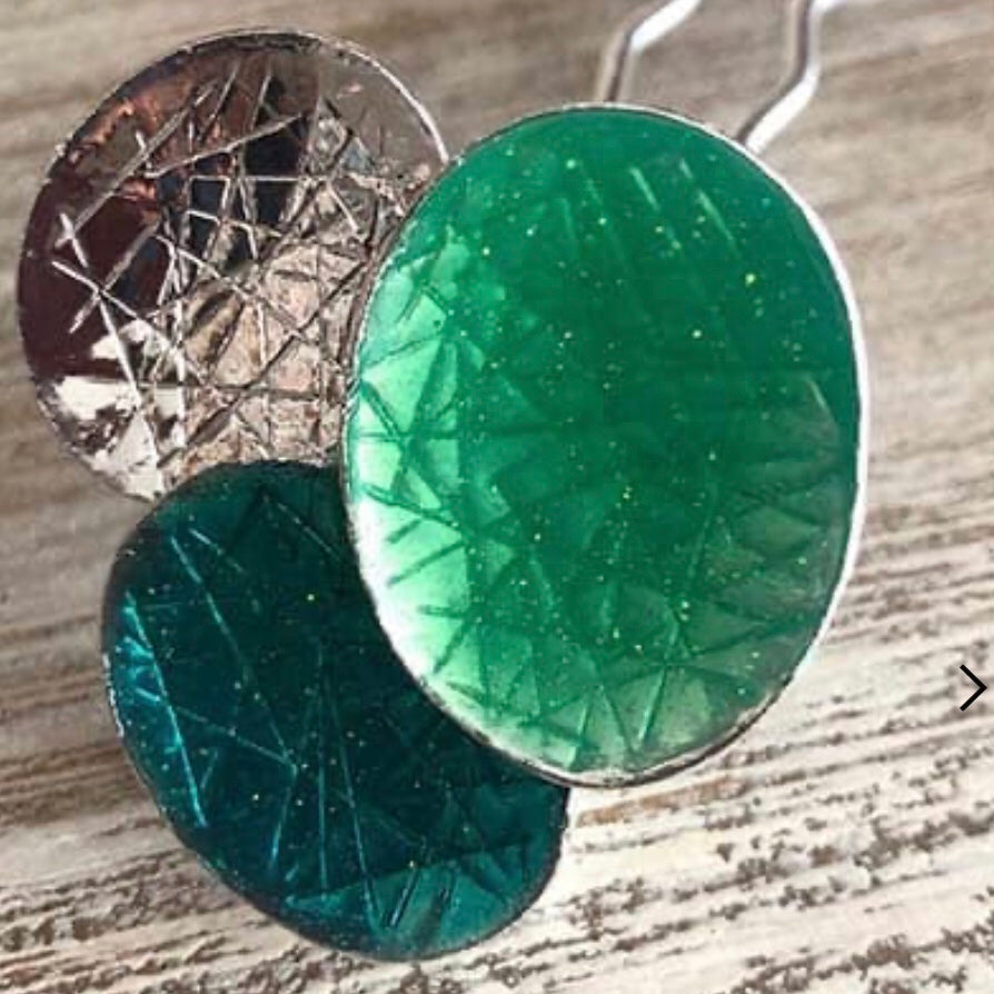 Hairpin de ibiza bubble turquoise/groen