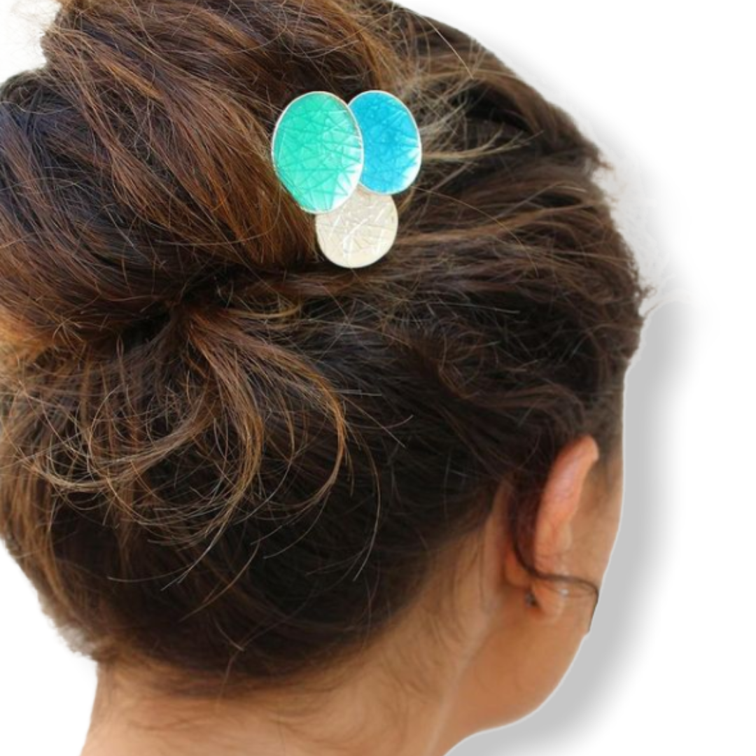 Hairpin de ibiza bubble turquoise/groen