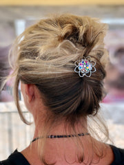 Hairpin de ibiza love - incl. 3 gratis clickbuttons naar keuze - hairpin