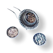 Hairpin de ibiza round - incl. 3 gratis buttons naar keuze - hairpin