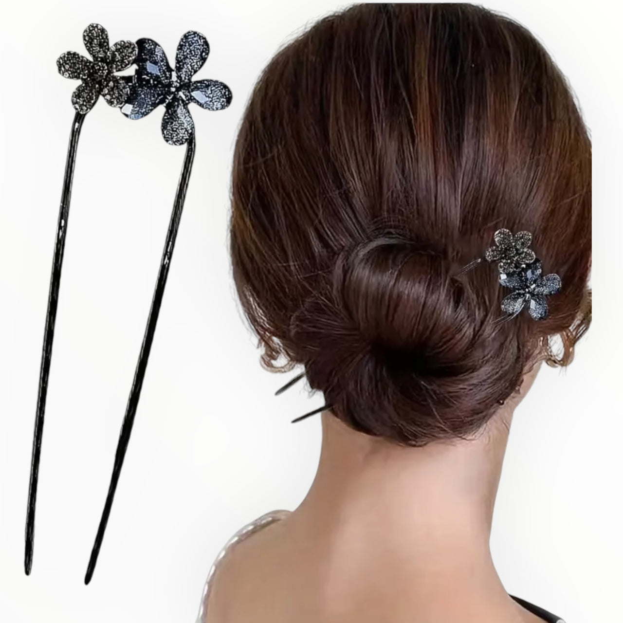 Hairpin Upin haarspeld flowers