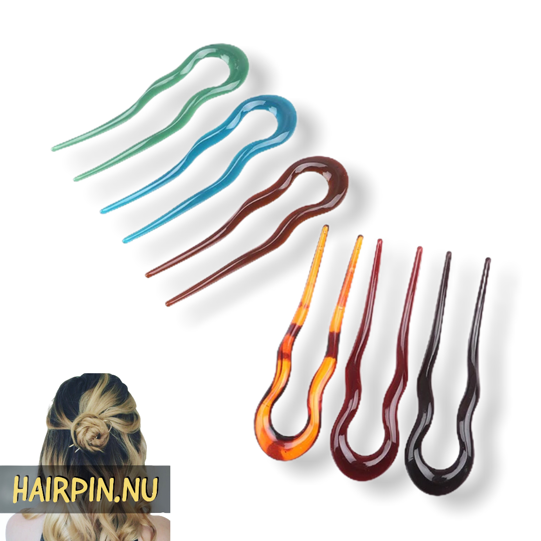 Hairpin easy fit set 2 stuks ideale haarspelden voor langer haar! - hairpin