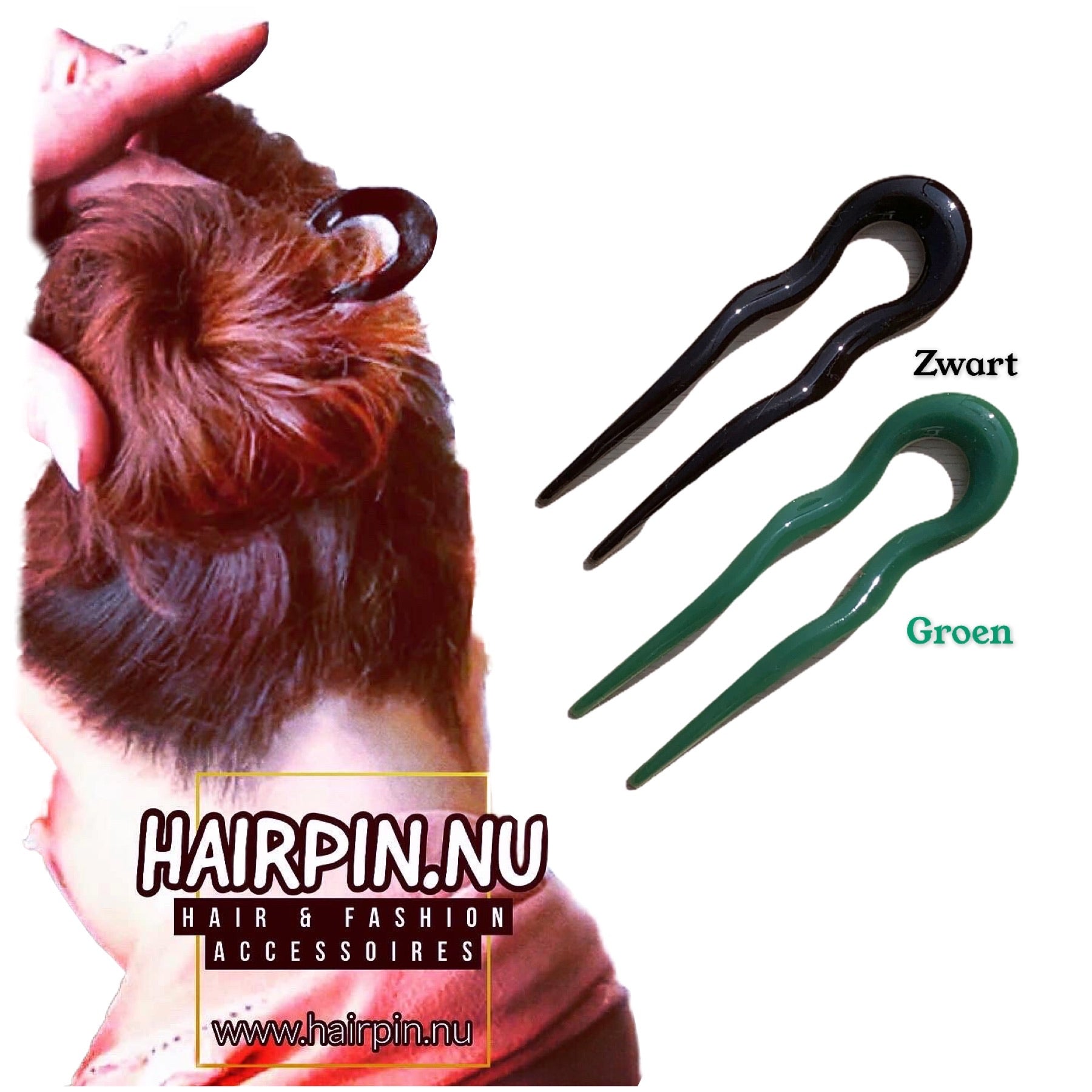 Hairpin easy fit set 2 stuks ideale haarspelden voor langer haar! - hairpin