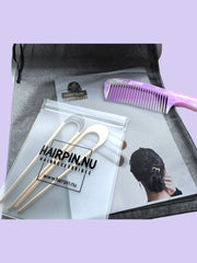 Hairpin easy set grijs-ivoor voor een perfect opsteekkapsel - hairpin