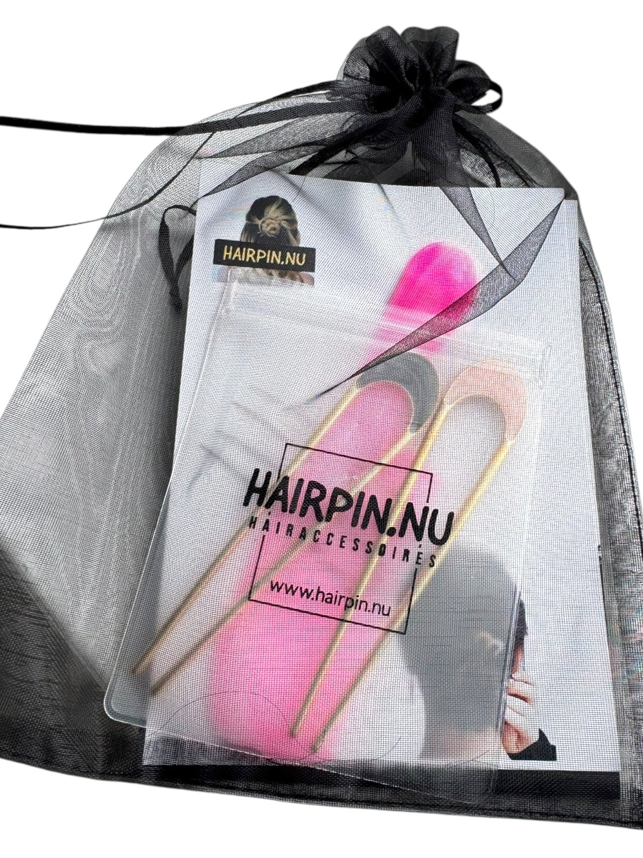 Hairpin Easy set grijs-roze voor een perfect opsteekkapsel