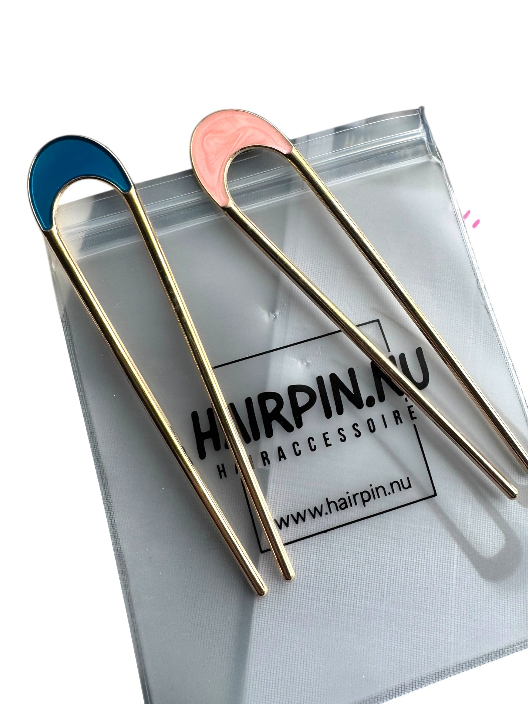 Hairpin easy set grijs-roze voor een perfect opsteekkapsel - hairpin