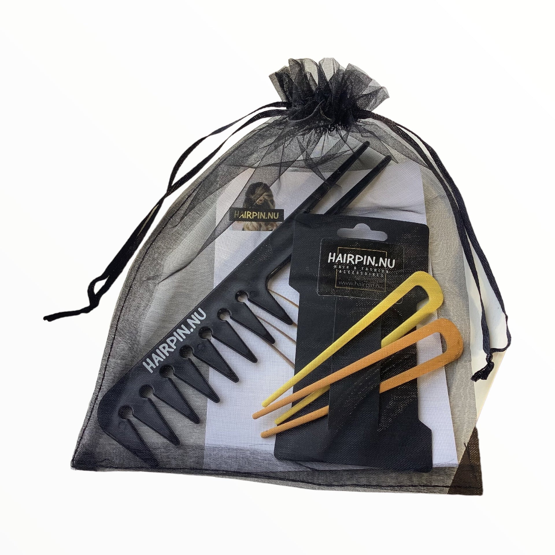 Hairpin easy style colors geel set voor een perfect opsteekkapsel - hairpin