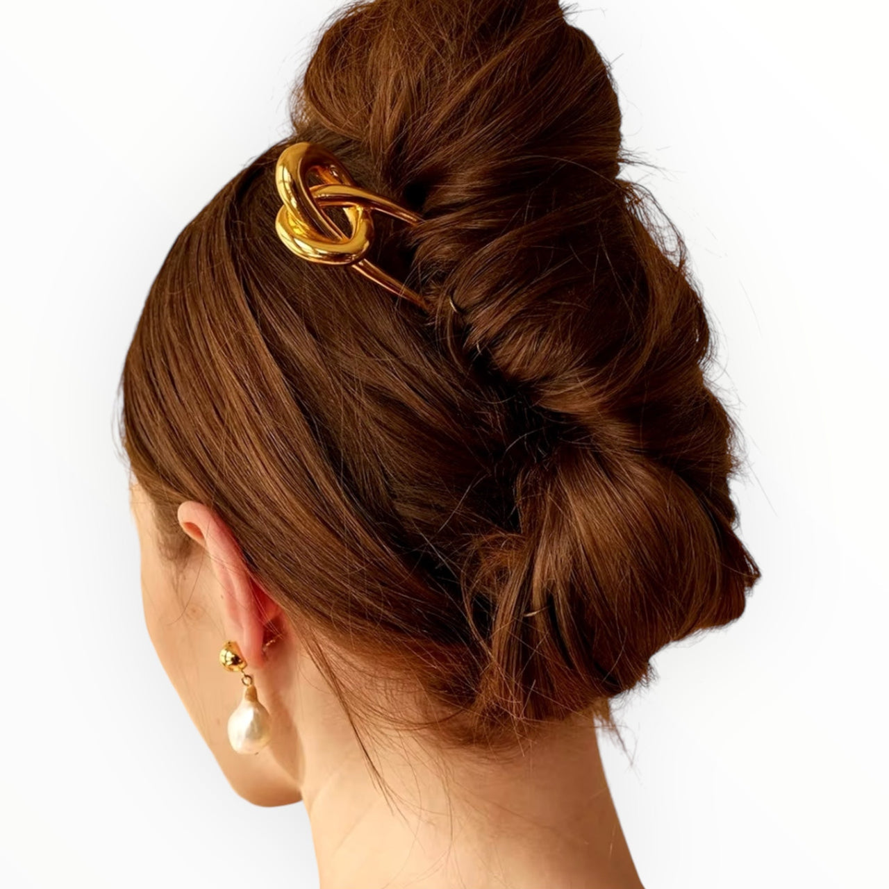 Hairpin easy style knoop model - goud - hairpin