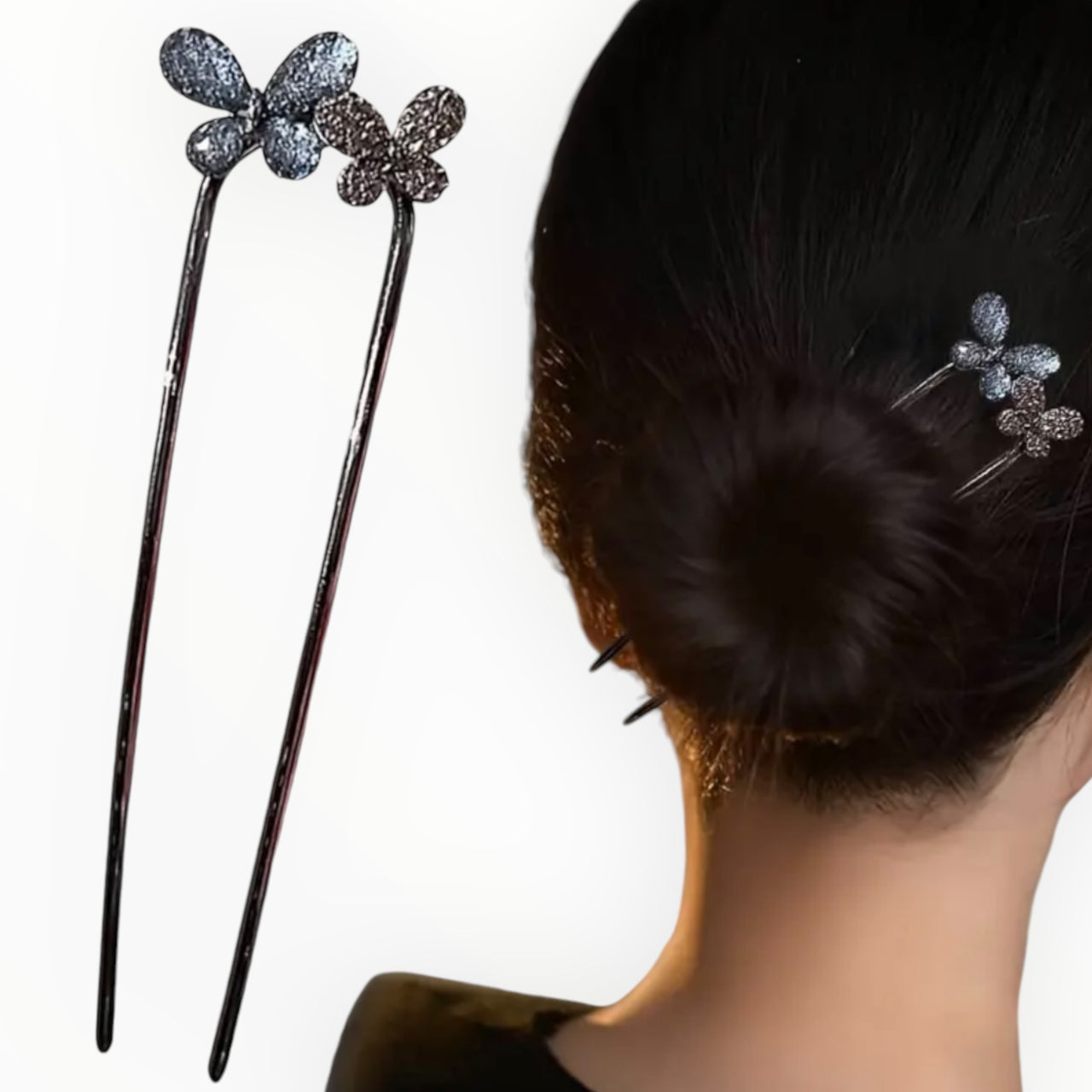 Hairpin Upin haarspeld butterfly