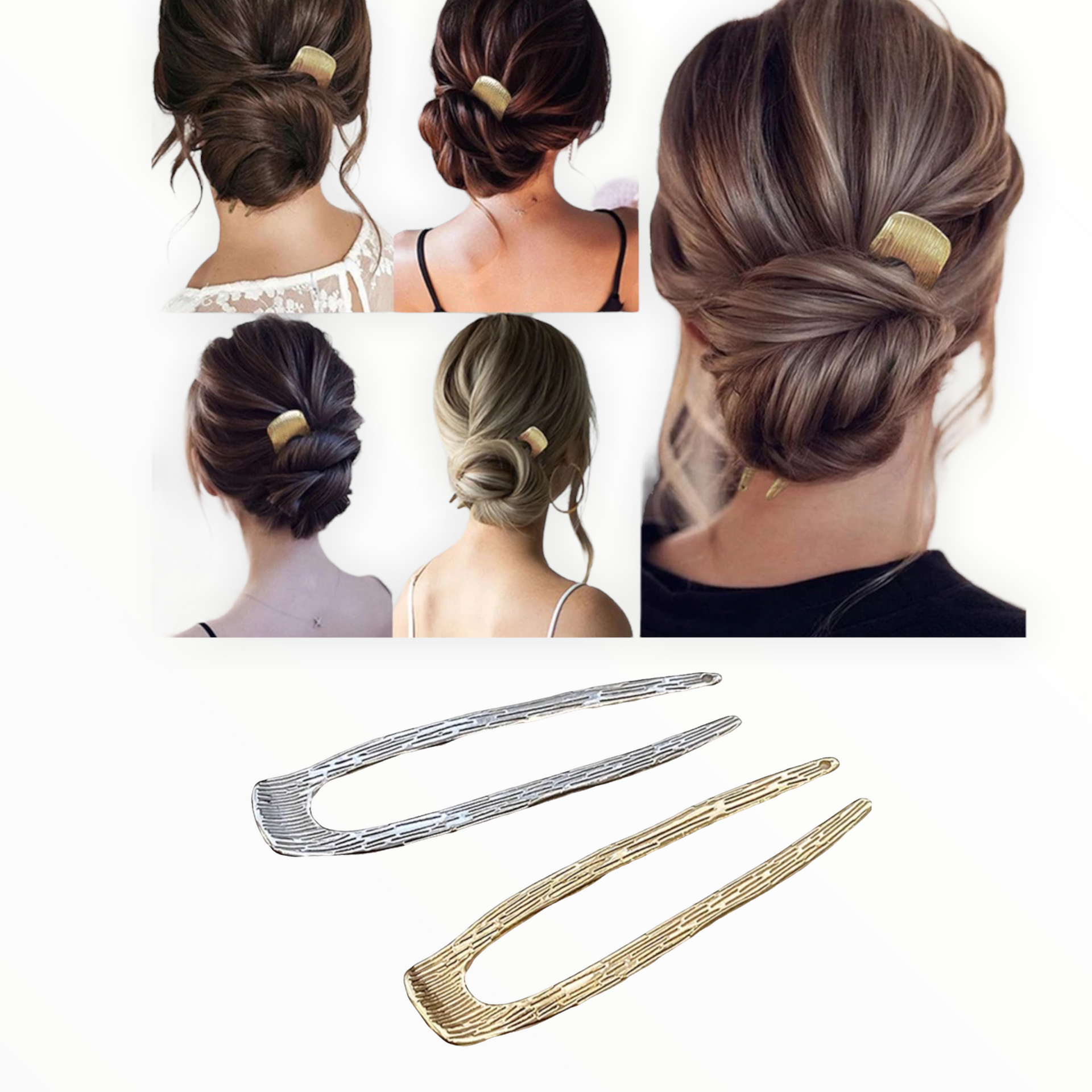 Hairpin easy zilver en/of goud voor een perfect opsteekkapsel - hairpin