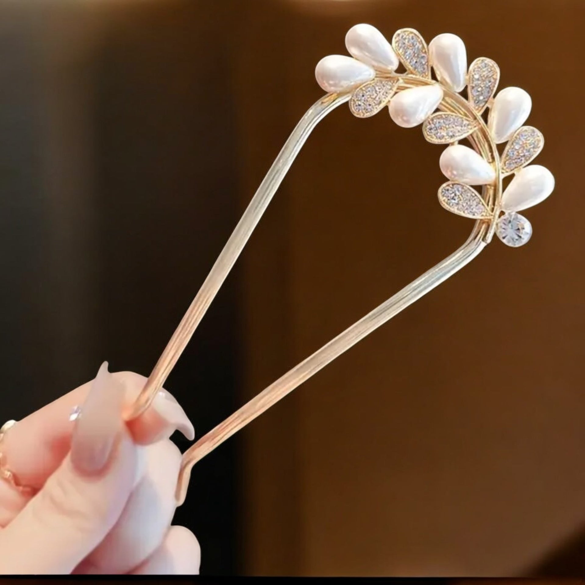 Hairpin ejo pearls- de ideale haarspeld voor lang haar! - hairpin