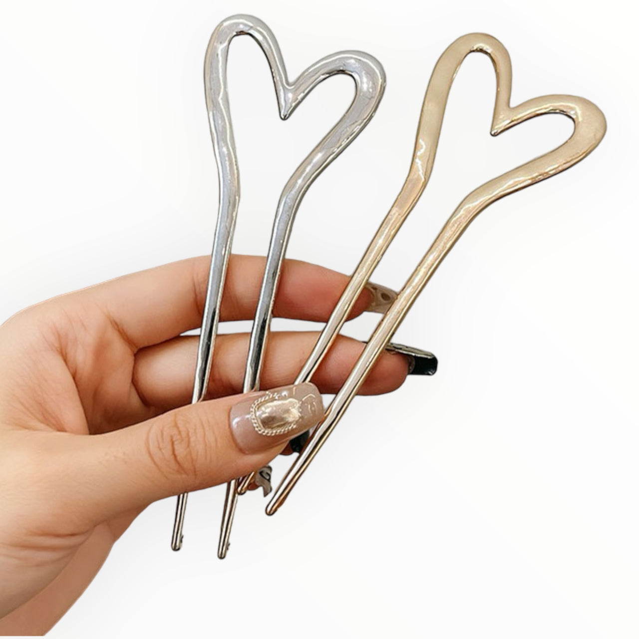 Hairpin Luxury Love Gold voor een perfect opsteekkapsel