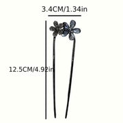 Hairpin upin haarspeld flowers - hairpin