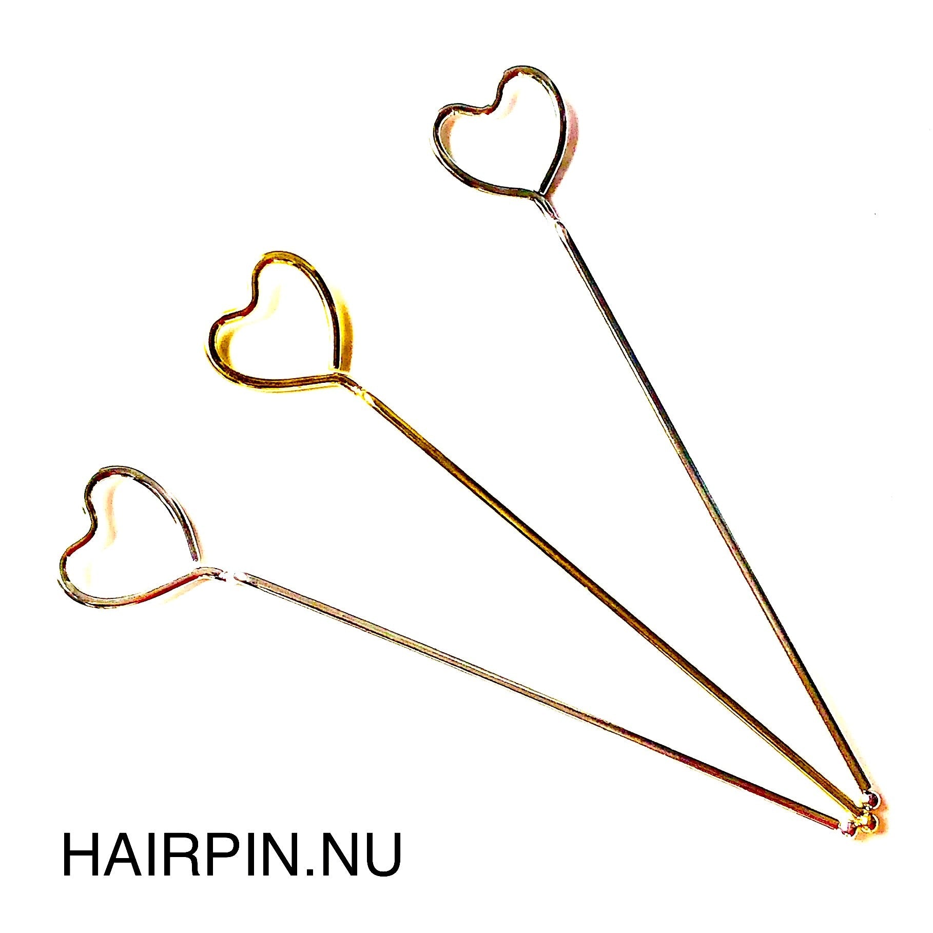 Hairstick - hairaccessoire - hairpin.nu - rosegoud - hairstick