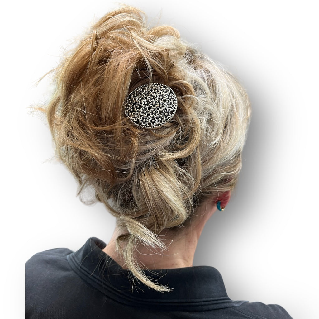 Hairpin de Ibiza Rose zilver - HAIRPIN.NU