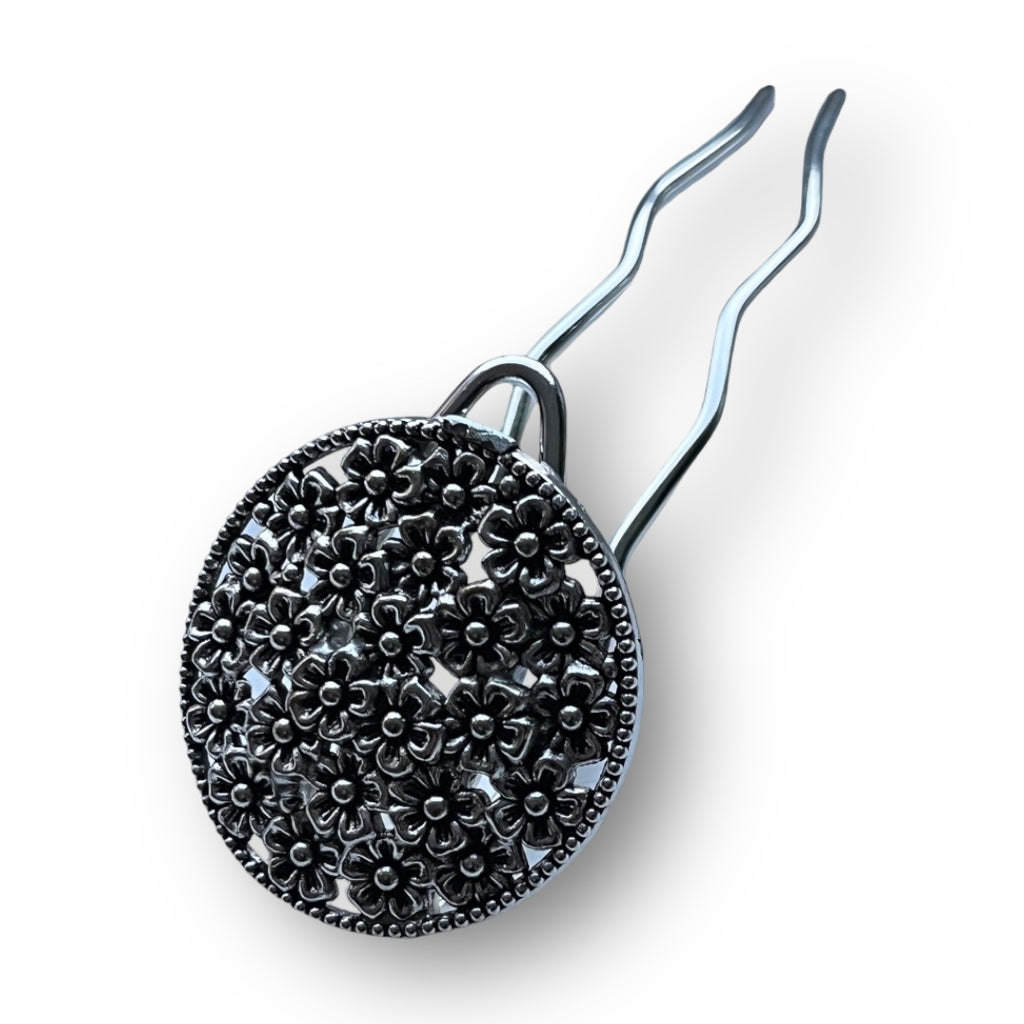 Hairpin de Ibiza Rose zilver - HAIRPIN.NU
