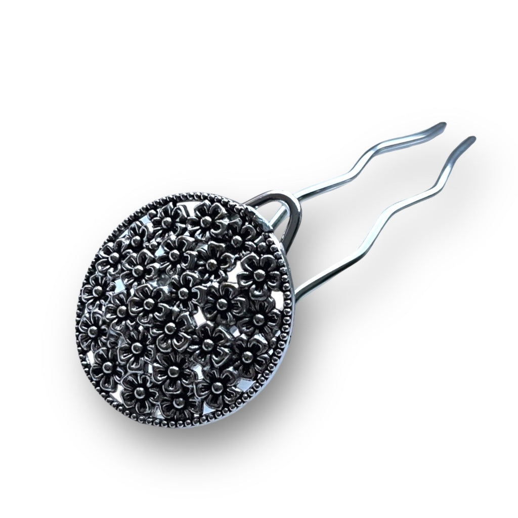 Hairpin de Ibiza Rose zilver - HAIRPIN.NU