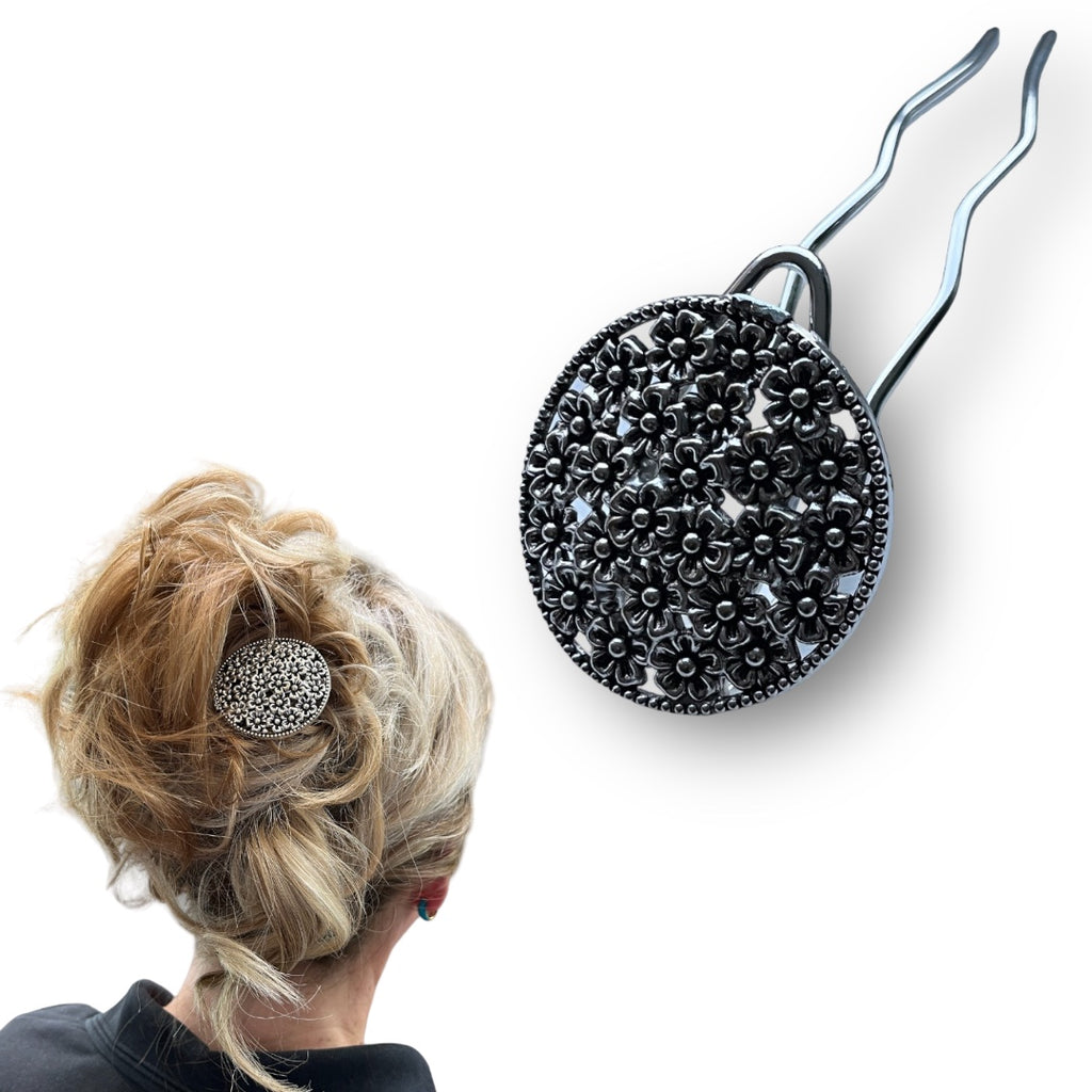 Hairpin de Ibiza Rose zilver - HAIRPIN.NU