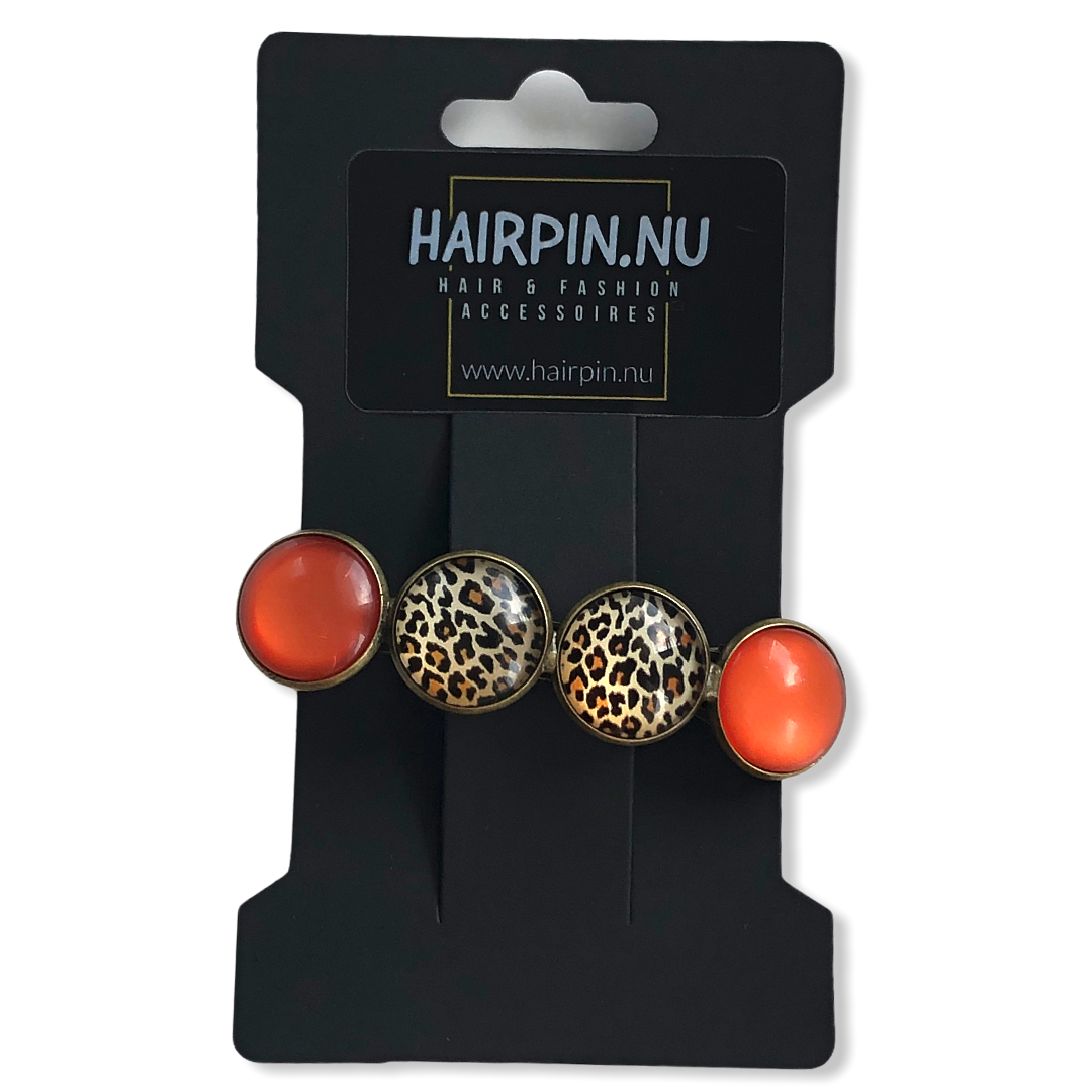 Kadoset armband oorbellen cabochon en 1 color hairclip