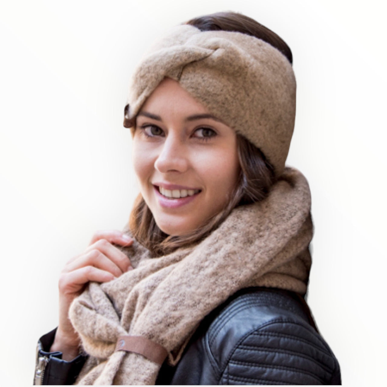 Lot83 haarband pip camel - hoofdbanden