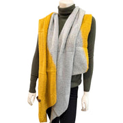 Lot83 sjaal fem twin oker/grijs - sjaals