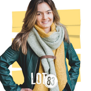 Lot83 sjaal fem twin oker/groen - sjaals