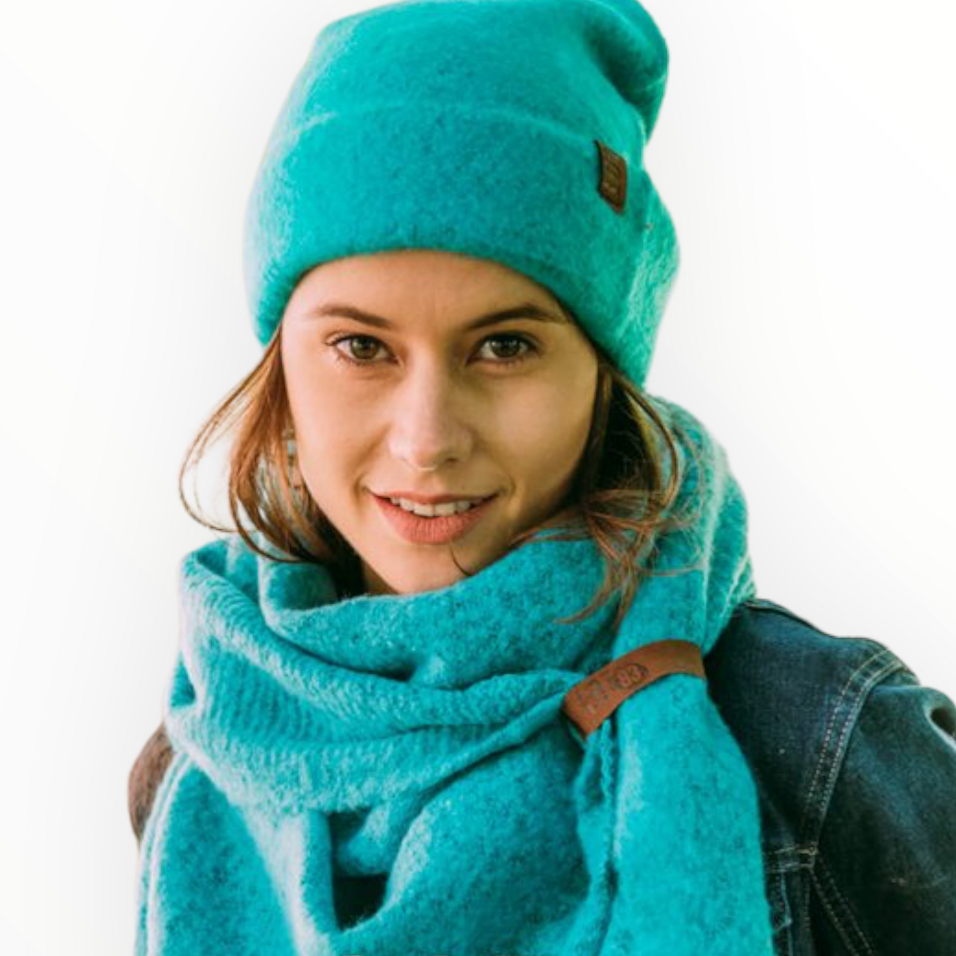 Lot83 sjaal nina turquoise