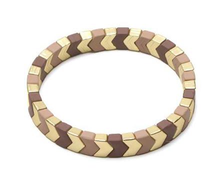 Matt enamel damesarmband - armband