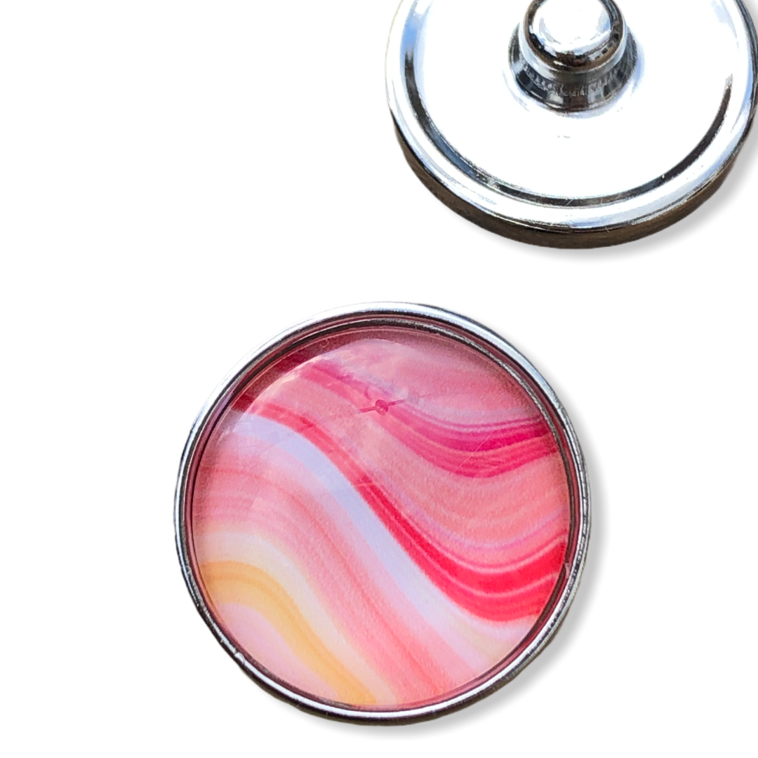 Metal hairpin click / chunk button 0107 - buttons