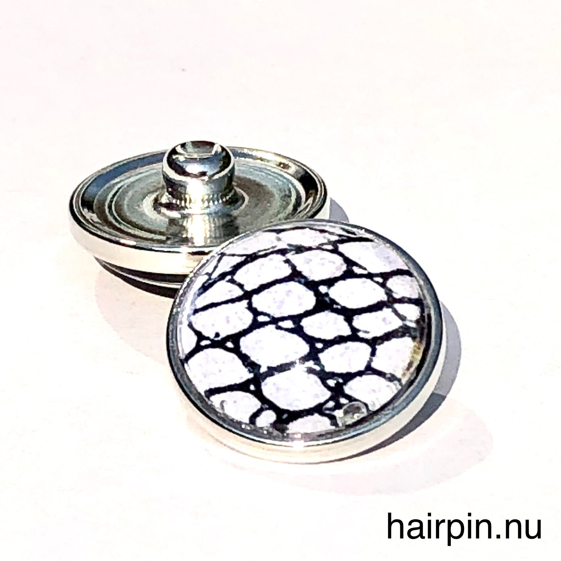 Metal hairpin click / chunk button 0121 - buttons