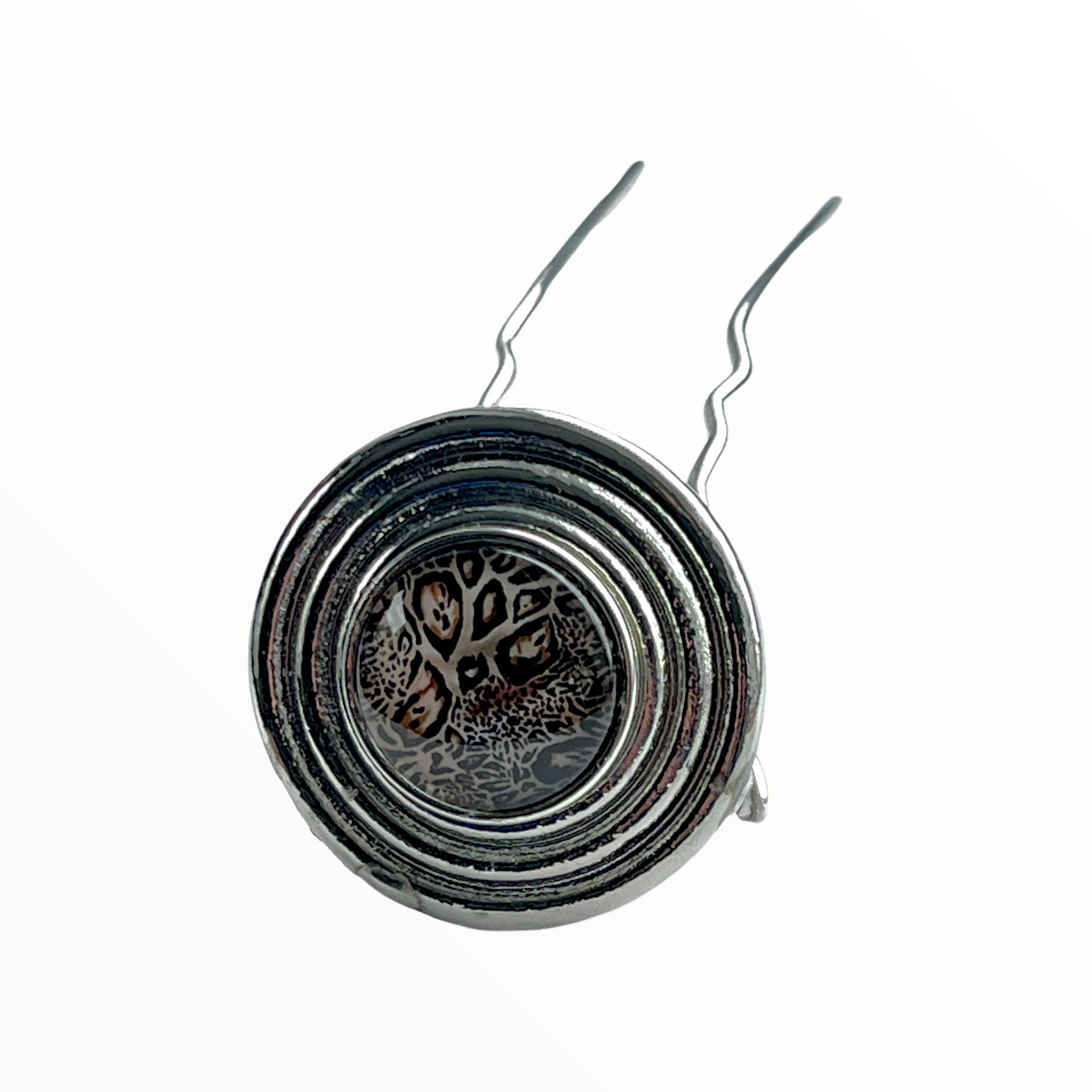 Metal hairpin click / chunk button 0122 - buttons