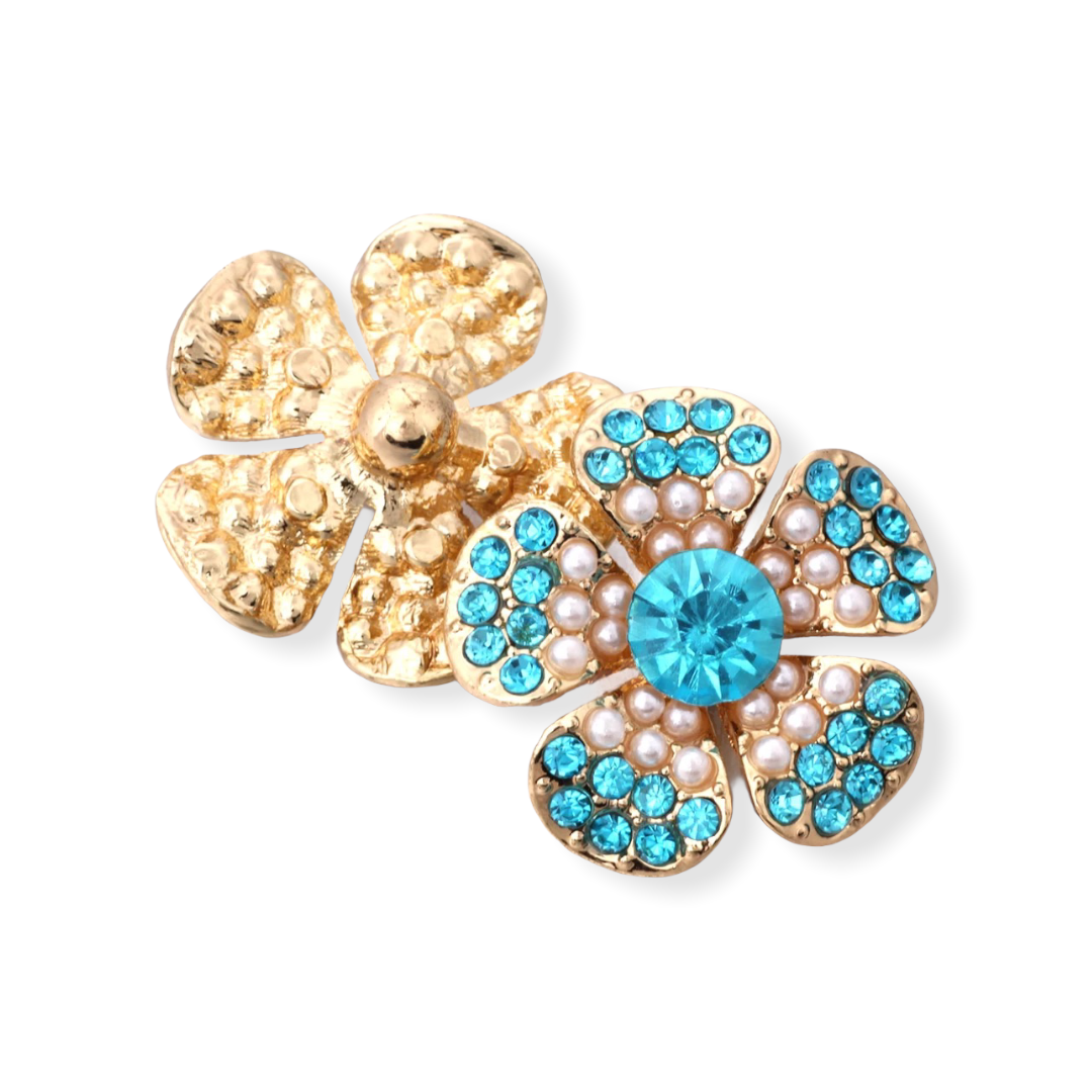 Metal hairpin click / chunk button 0126-a - buttons