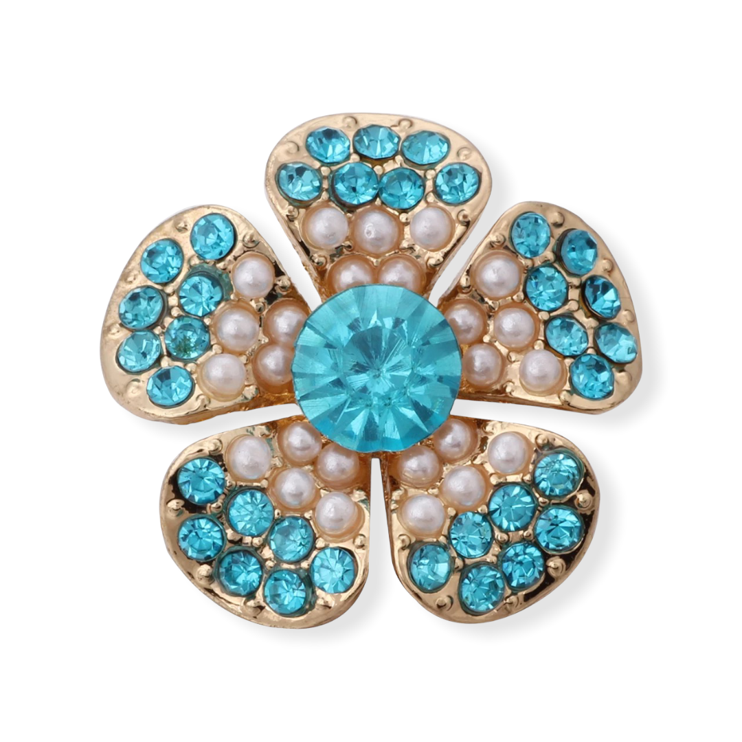 Metal hairpin click / chunk button 0126-a - buttons