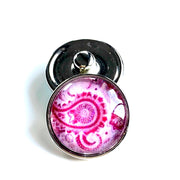 Metal hairpin click / chunk button 0129 - buttons