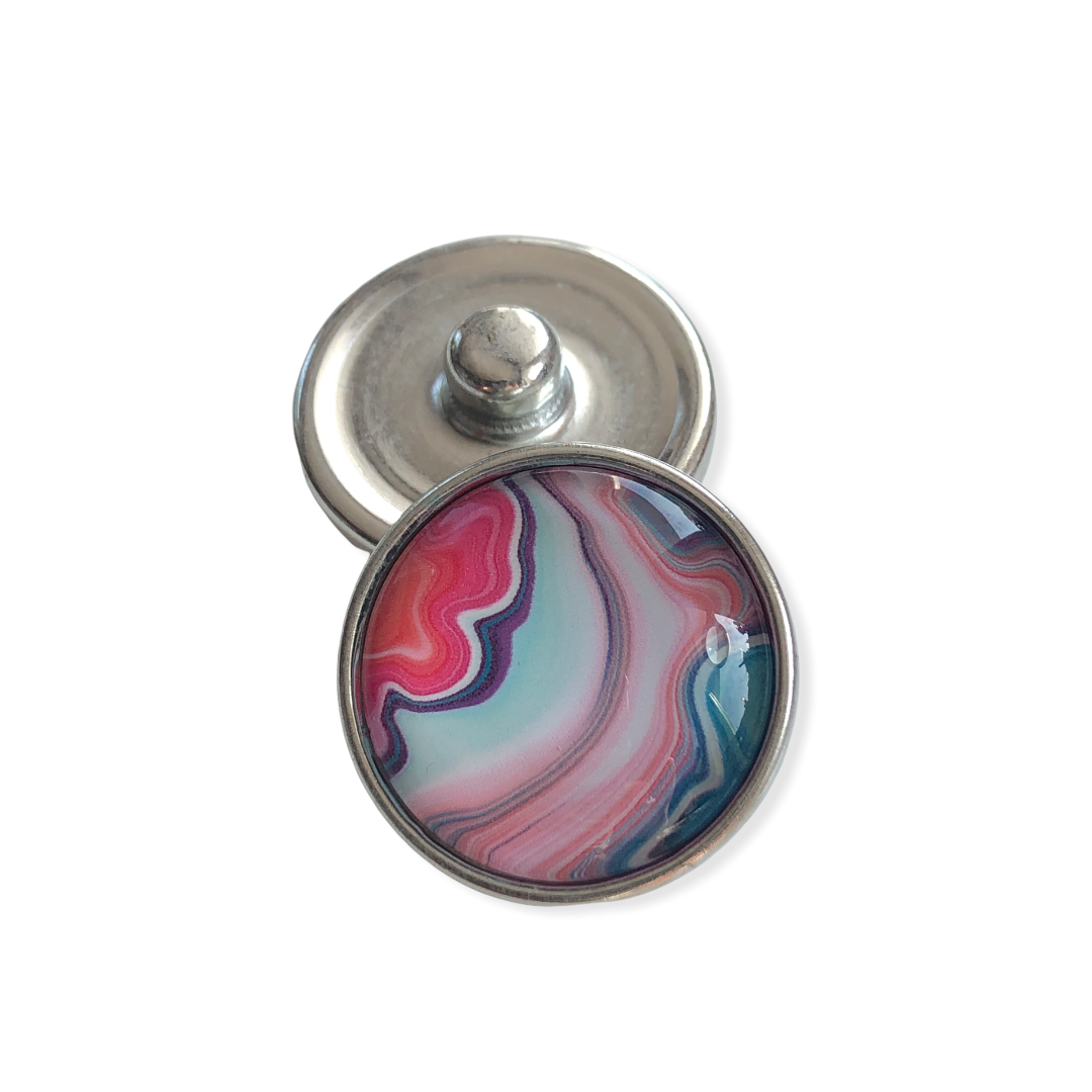 Metal hairpin click / chunk button 0134. - buttons