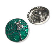 Metal hairpin click / chunk button 0142 - buttons