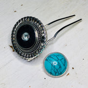 Metal hairpin click / chunk button 050 - buttons
